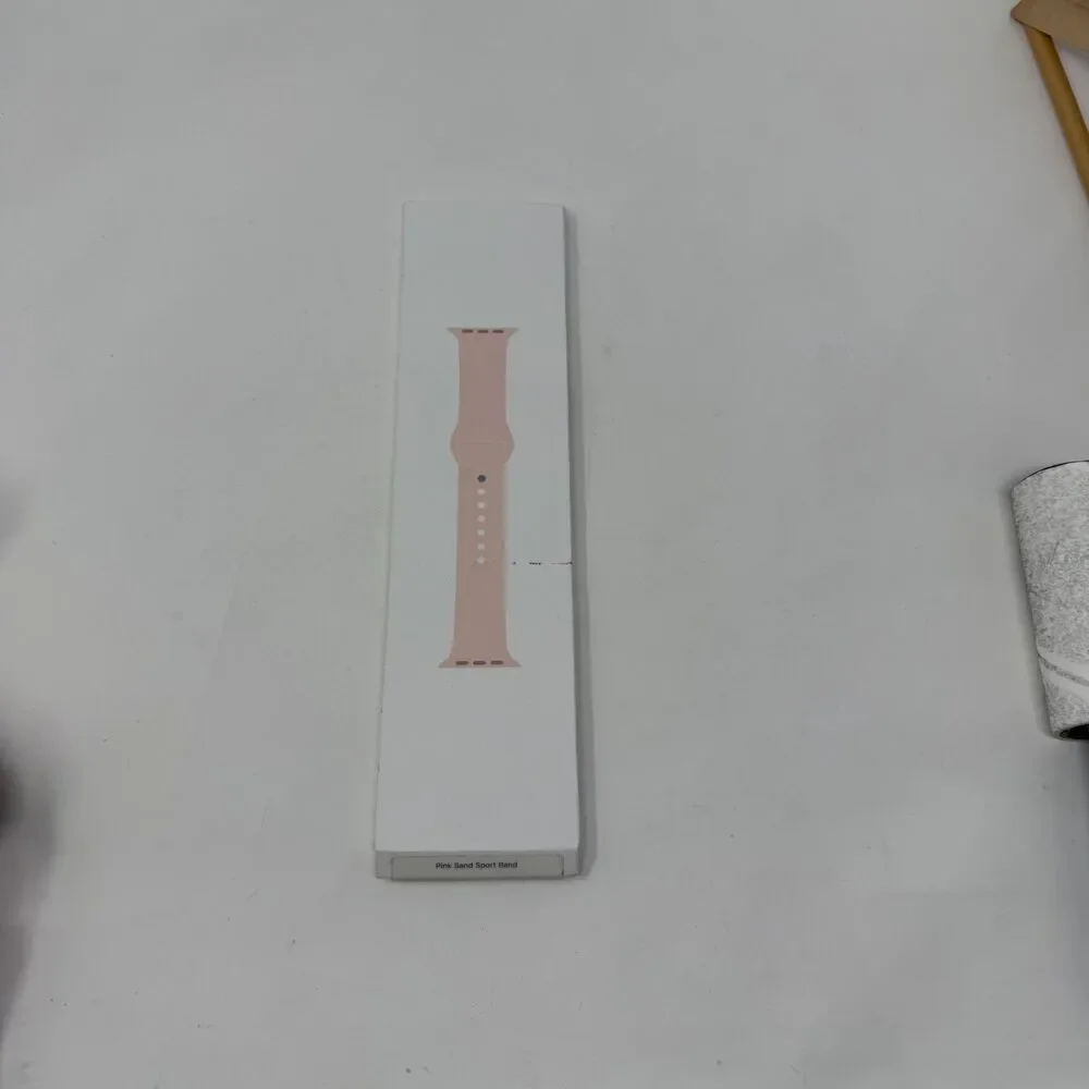 Apple Watch Sport Band Pink Sand 40MM Watch SE 40mm Silicone S/M and M/L